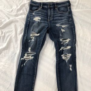 American Eagle High rise jegging crop jeans